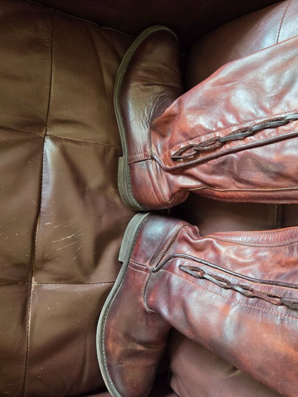 Bed Stu womens leather boots